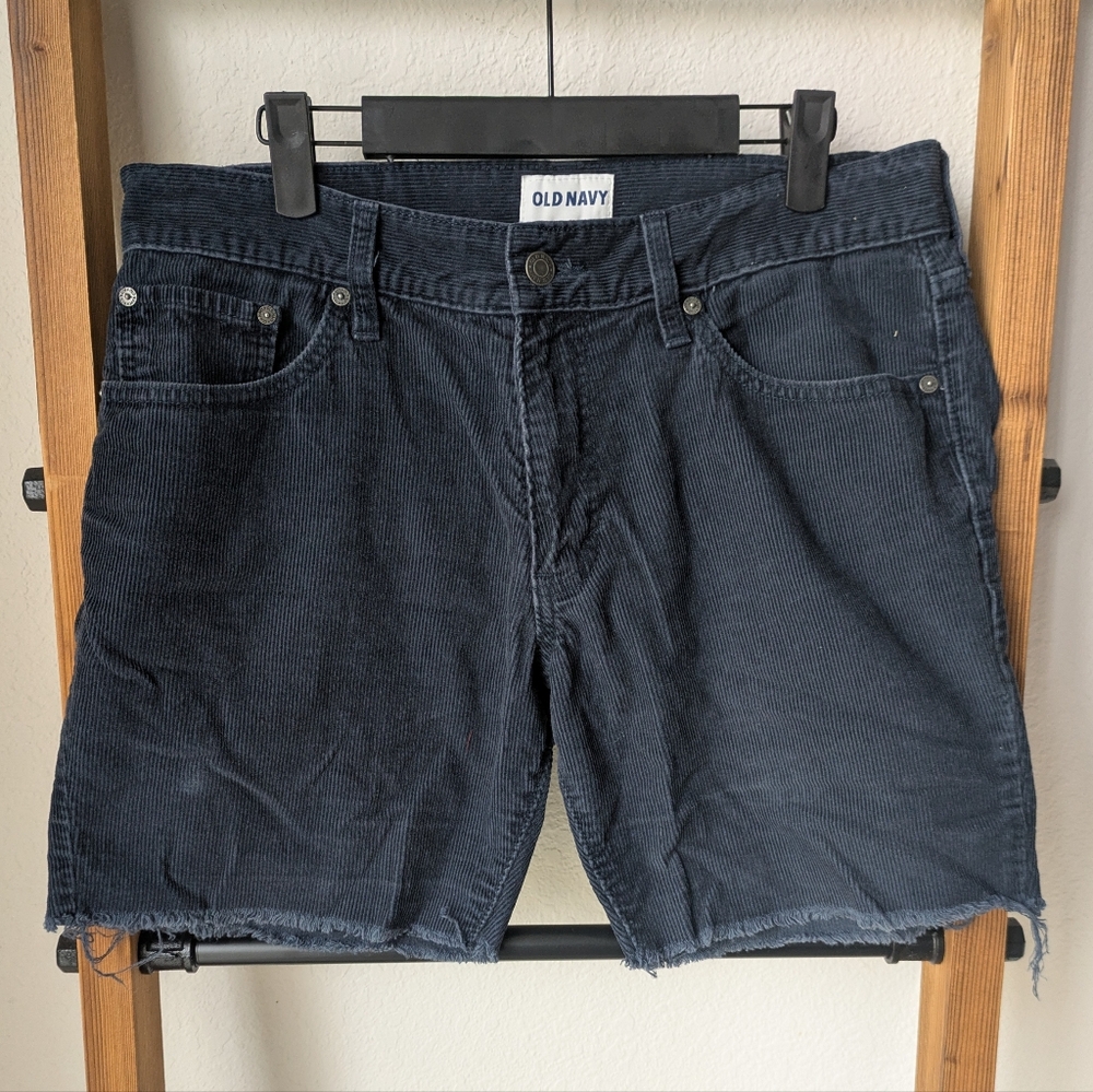 Old Navy Men's Black Corduroy Shorts